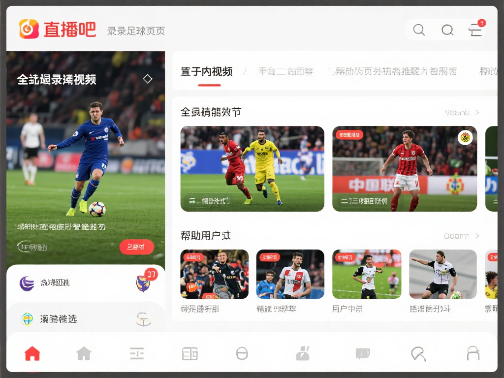 直播吧录像足球页面（直播吧足球比赛录像页面精彩回顾）